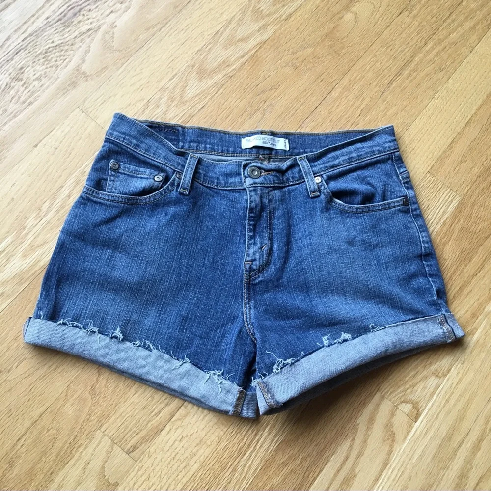 Classic Levi’s Cutoff Denim Shorts